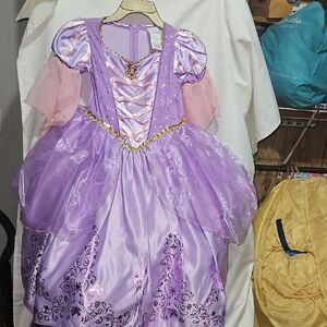 Disney Lavender Princess Costume with Gold and Pink Accents